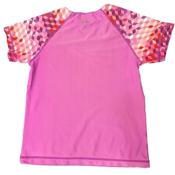 SPEEDO UV Block for kids Pink/Purple M Tee - Picture 2 of 6